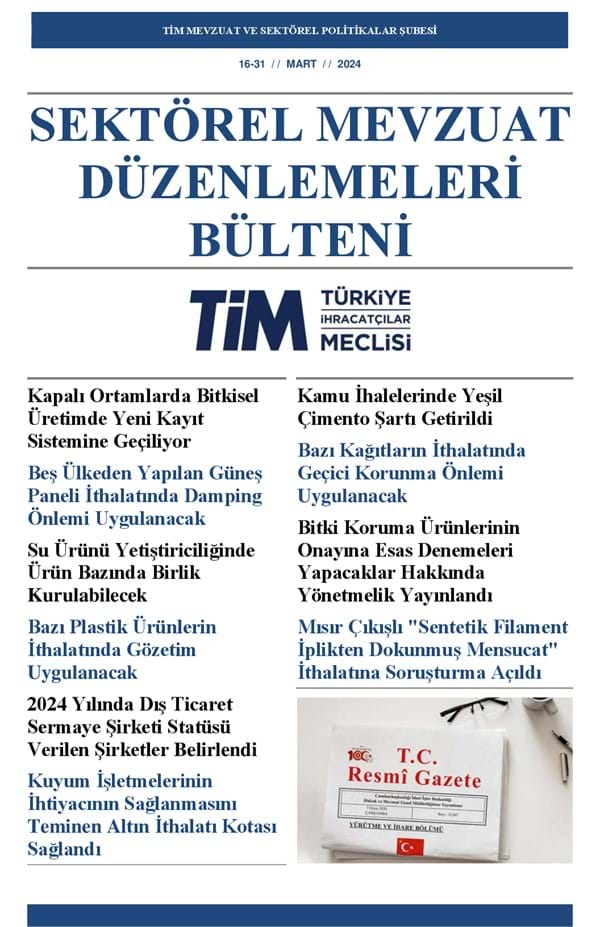 16-31 Mart 2024 Bülteni 